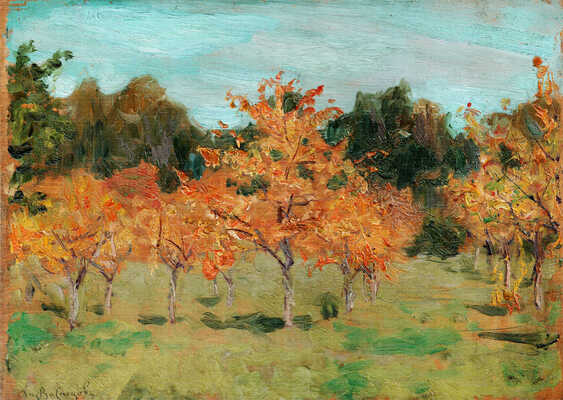 Васнецов Аполлинарий Михайлович. Яблони осенью